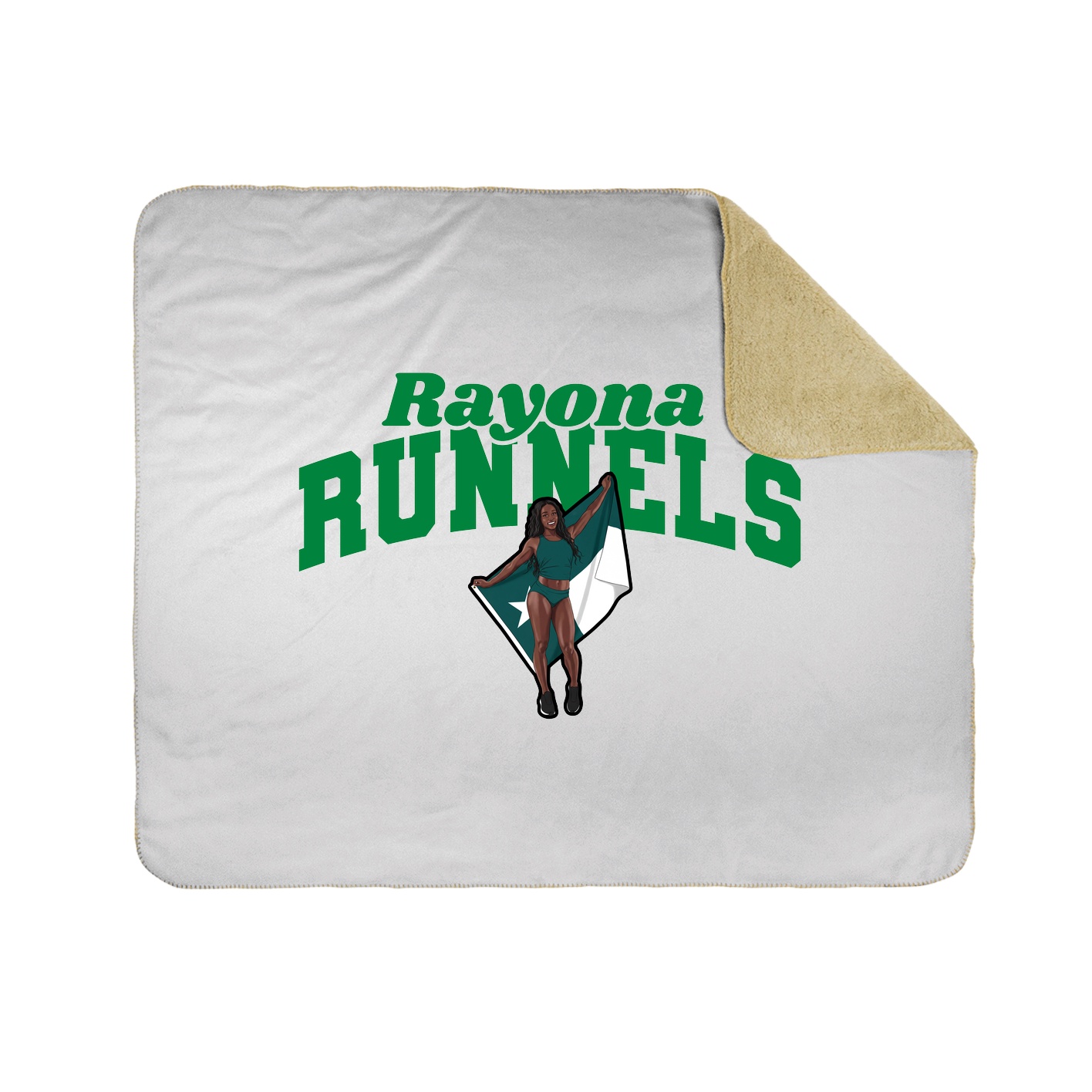 Throw Blanket — Signature Arch in White