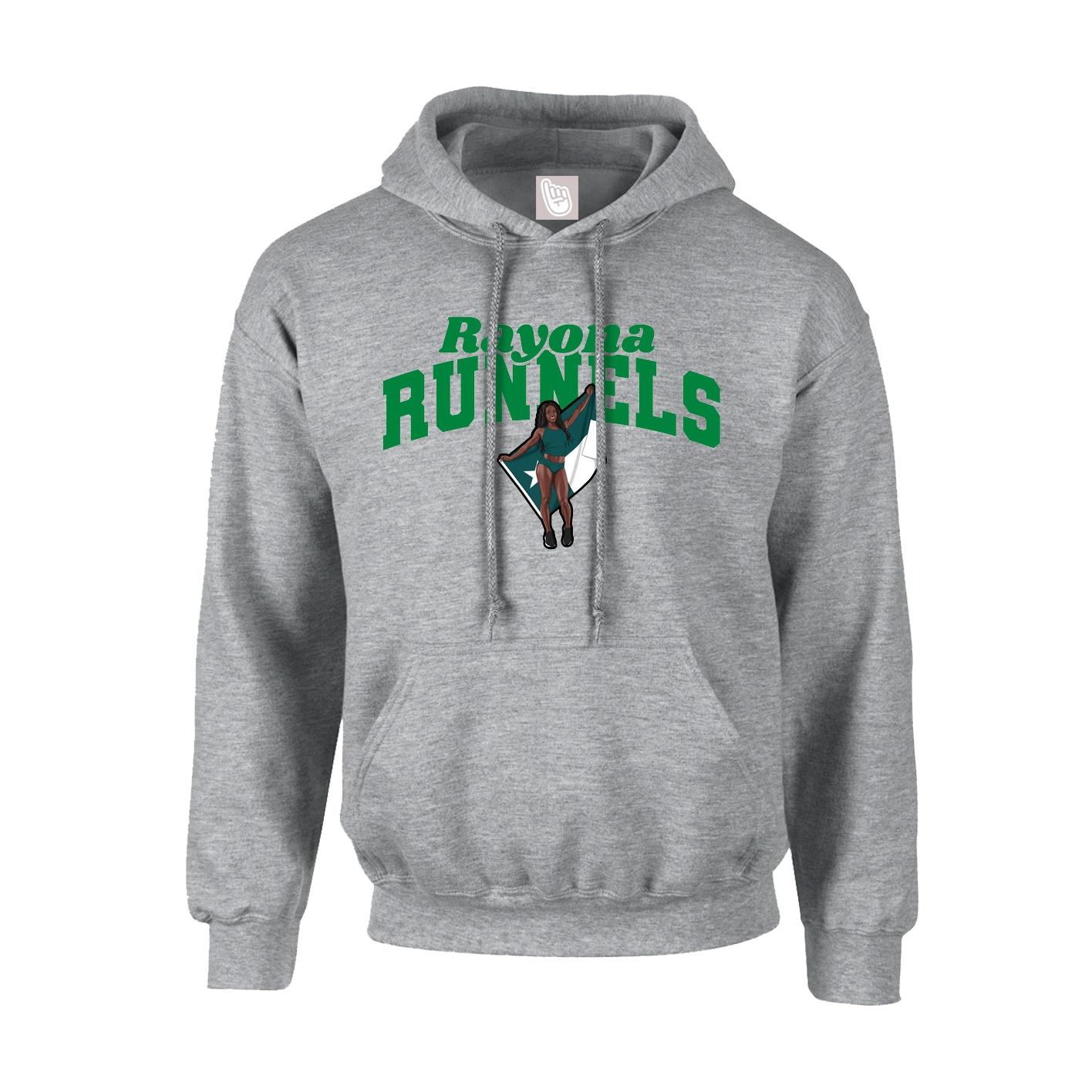 Hoodie — Signature Arch in Grey