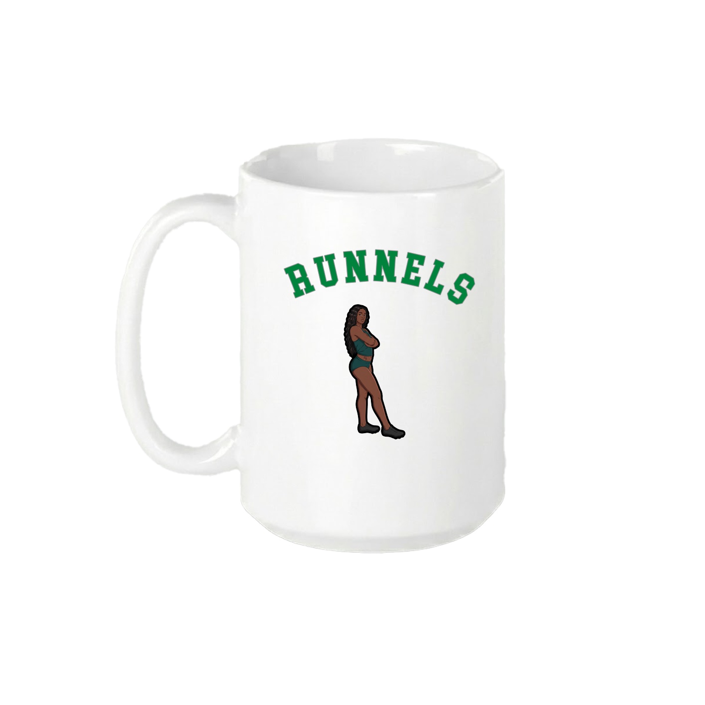 15oz Coffee Mug — Shirsey Arch in White