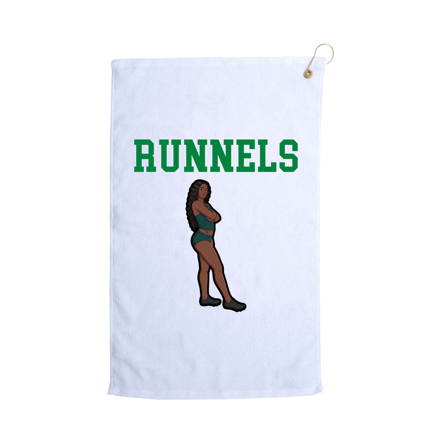 Golf Towel — Shirsey in White