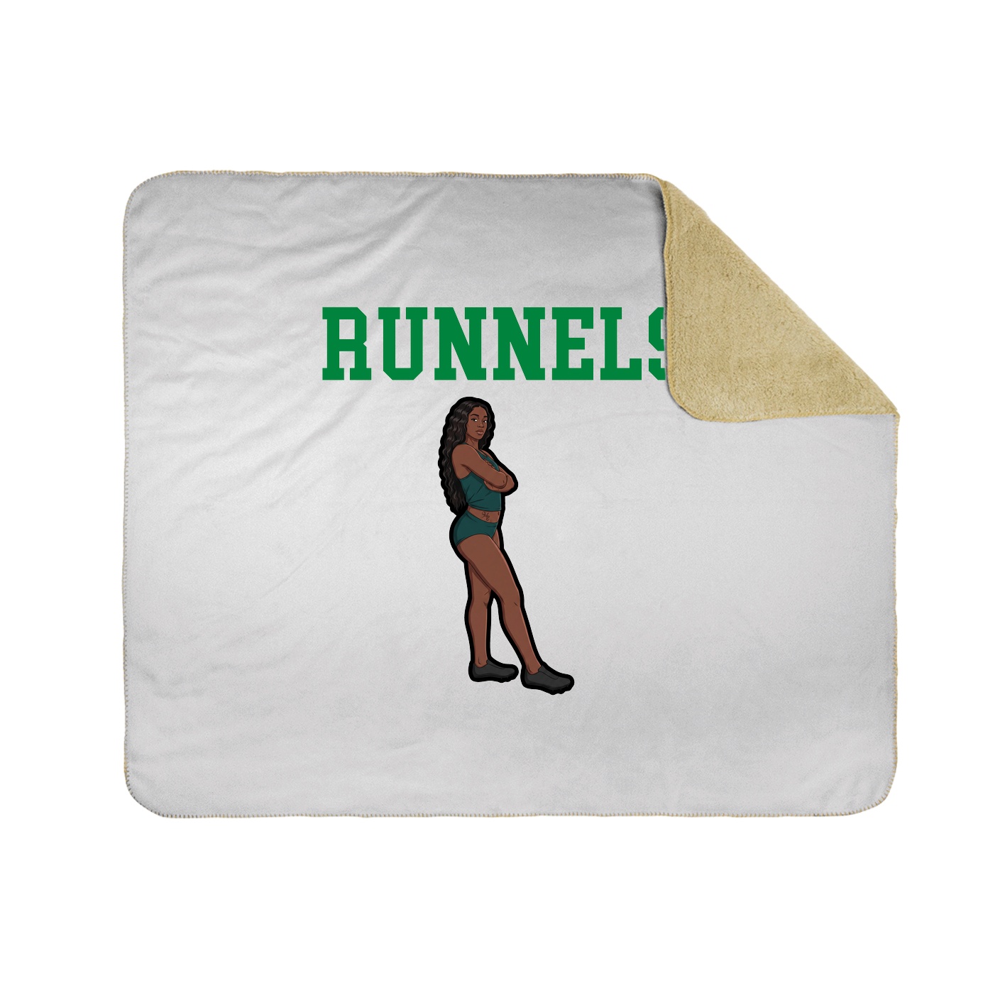 Throw Blanket — Shirsey in White