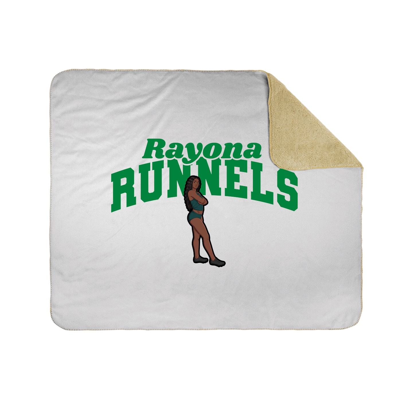 Throw Blanket — Signature Arch in White