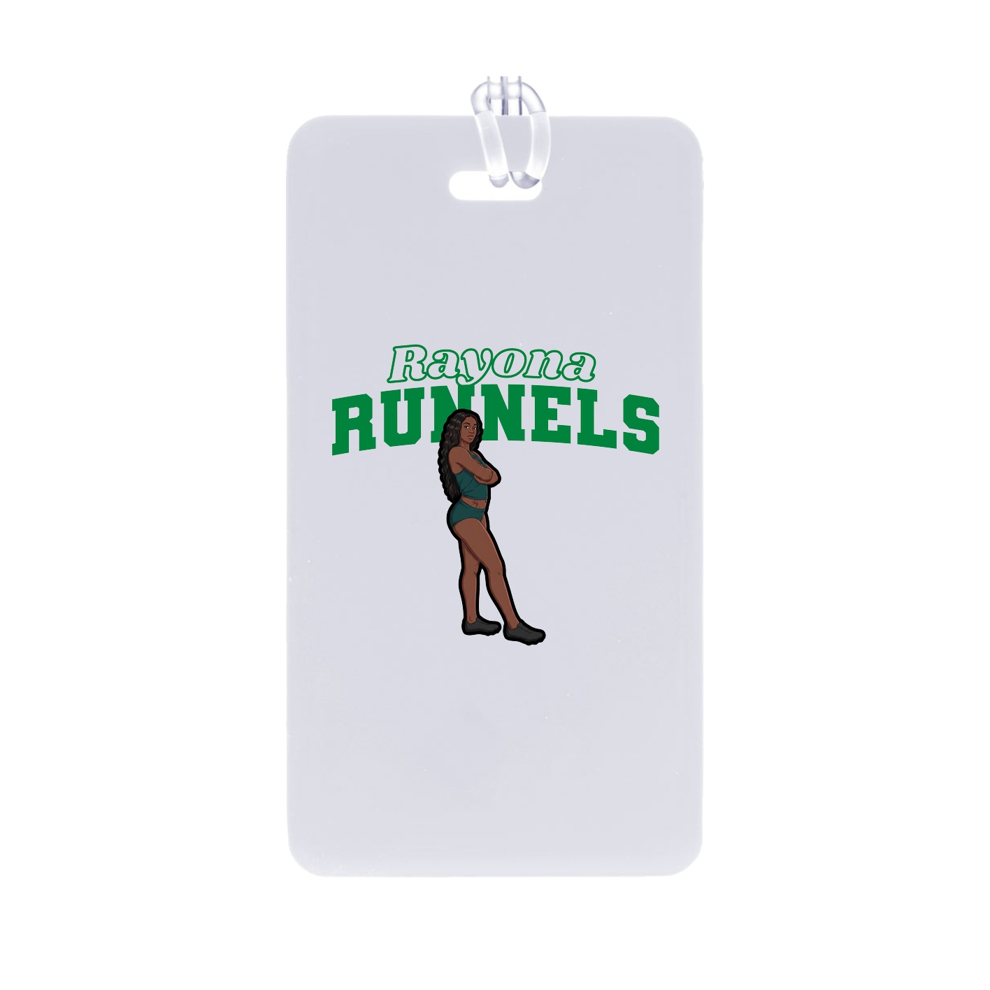 Bag Tag — Name Arch in Classic