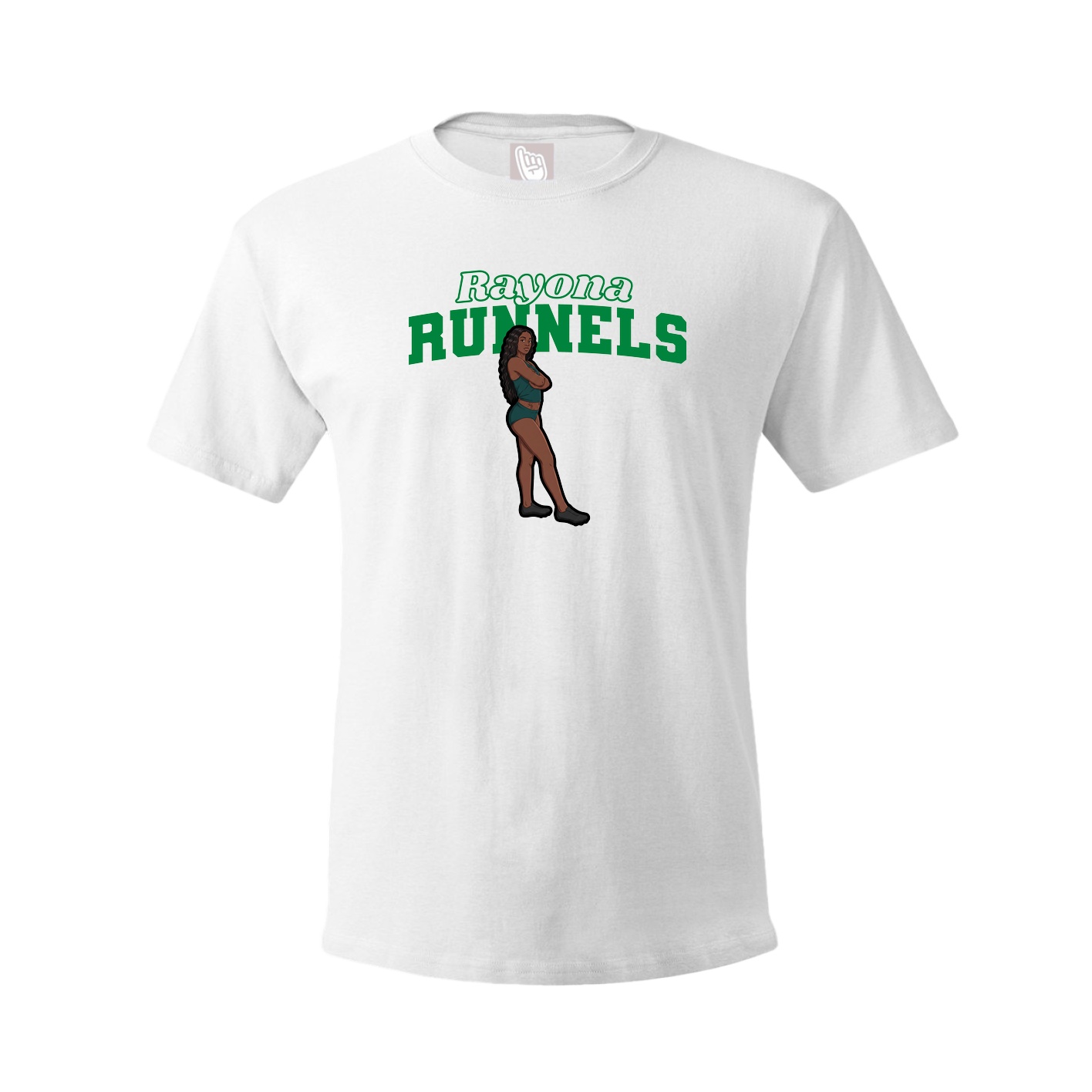 Tee — Name Arch in White