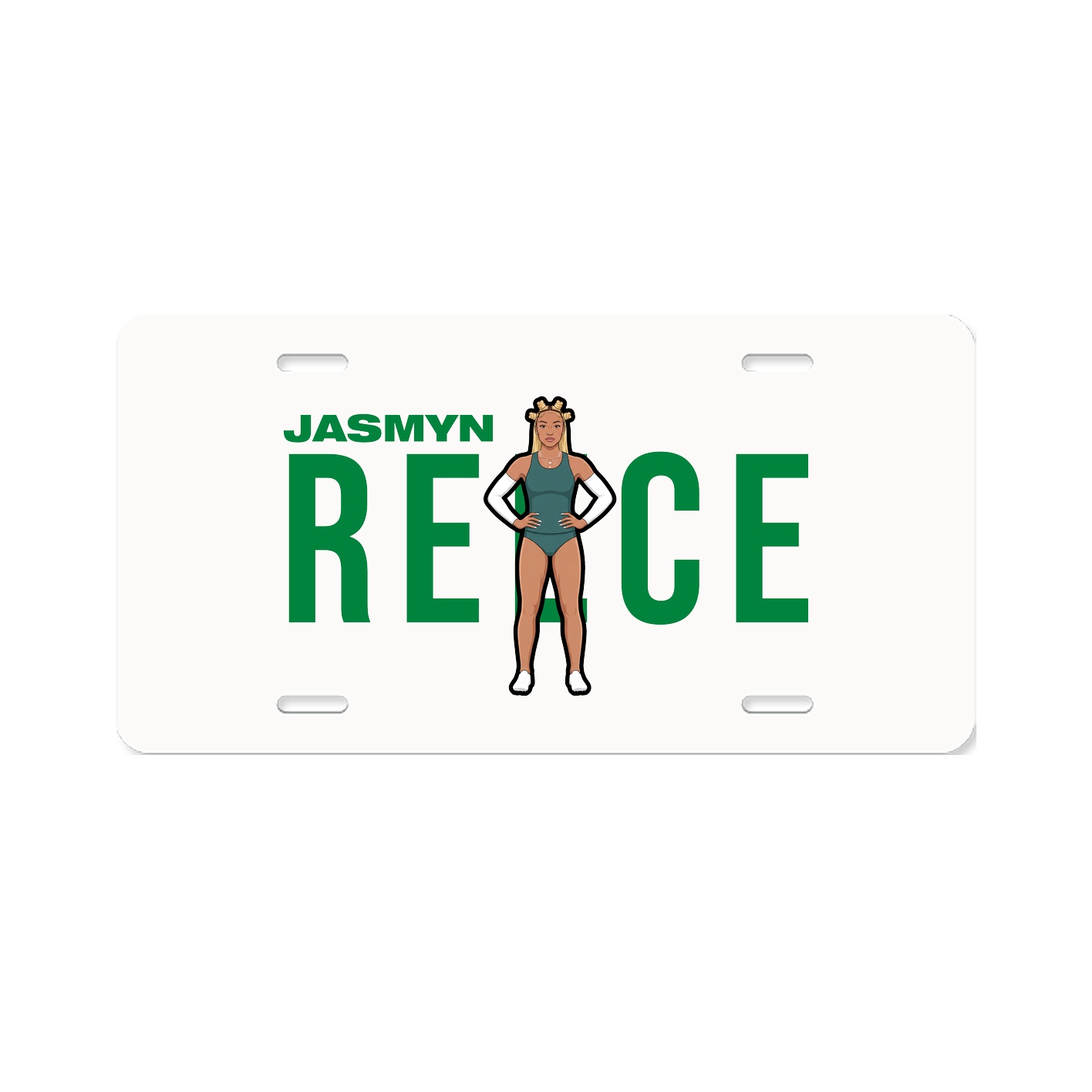 License Plate — Player Name in Classic