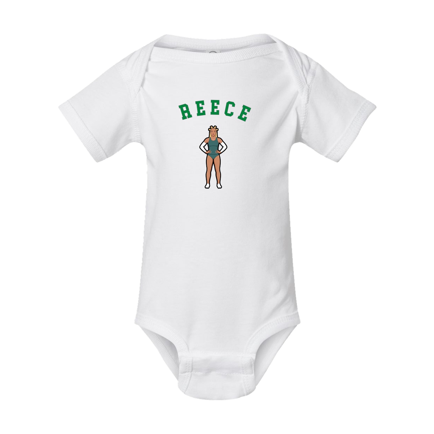 Baby Onesie — Shirsey Arch in White