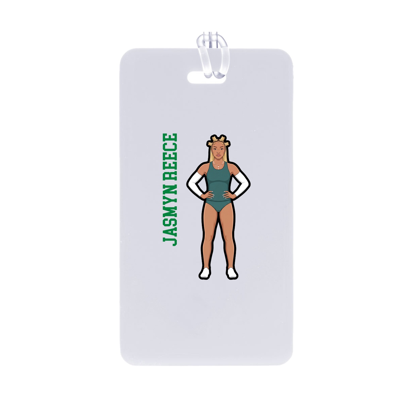Bag Tag — Name Vertical in Classic