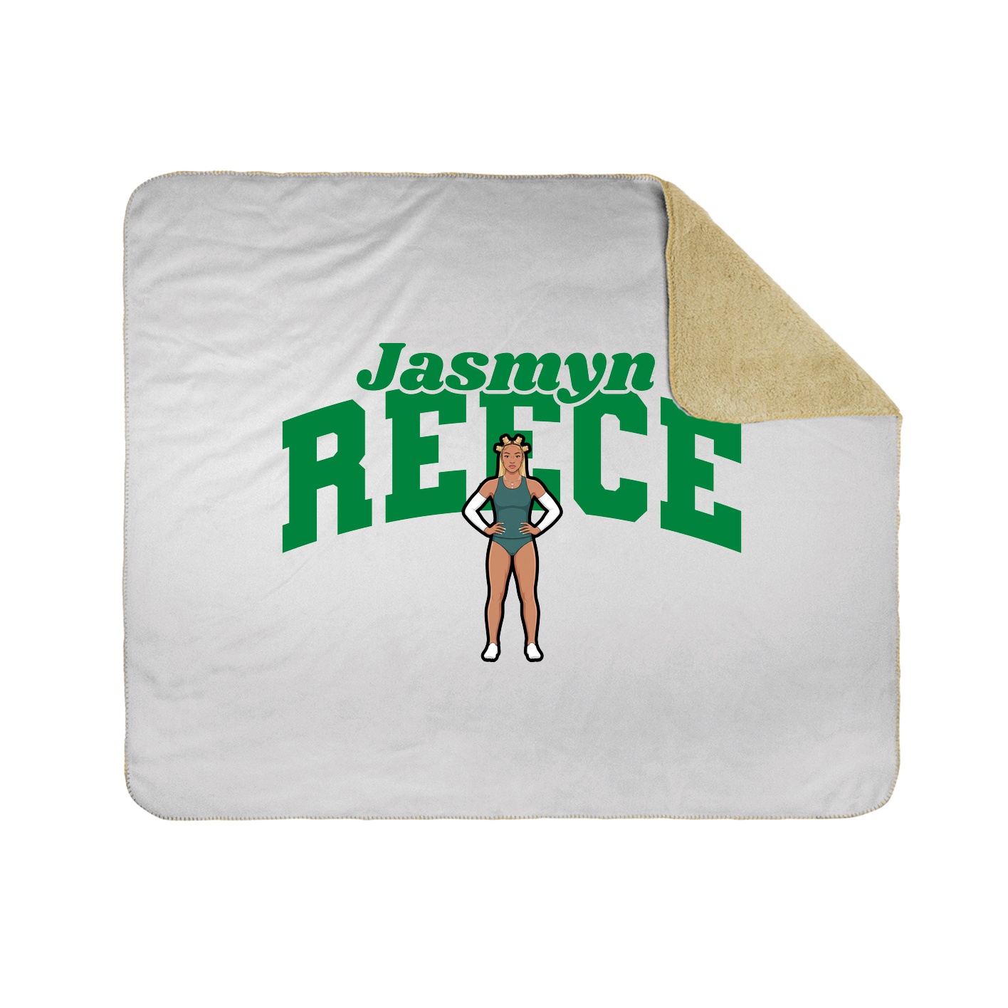 Throw Blanket — Signature Arch in White