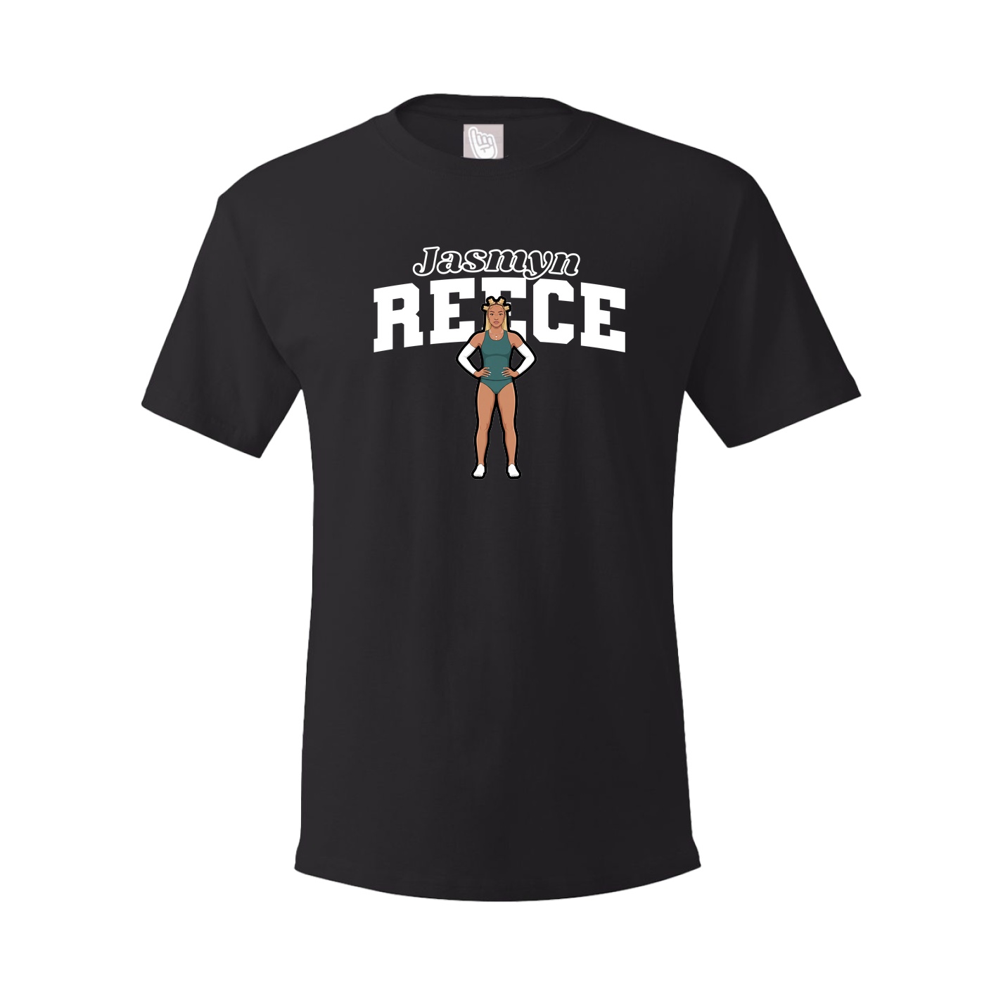 Youth Tee — Name Arch in Black