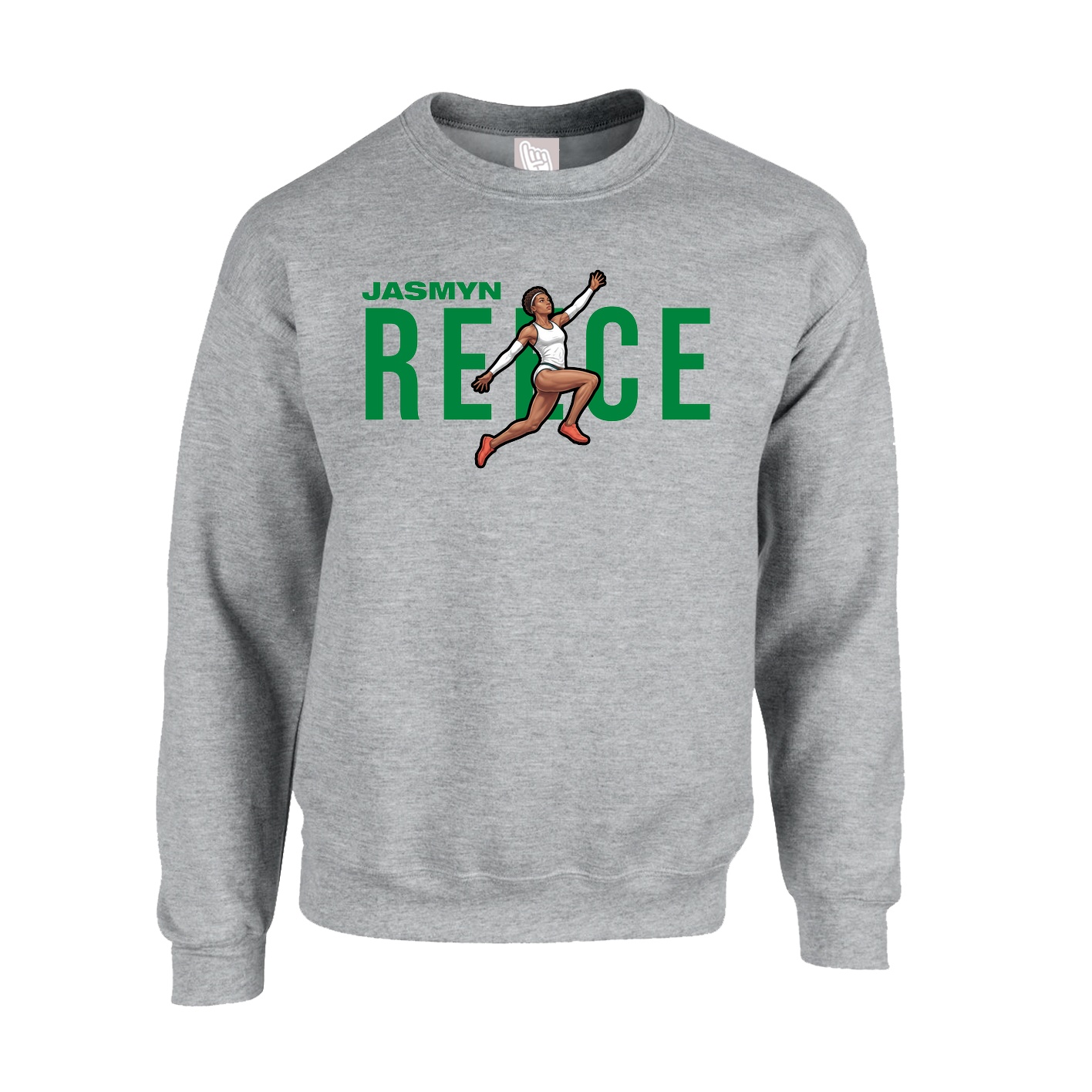 Fleece Crew — Player Name in Grey