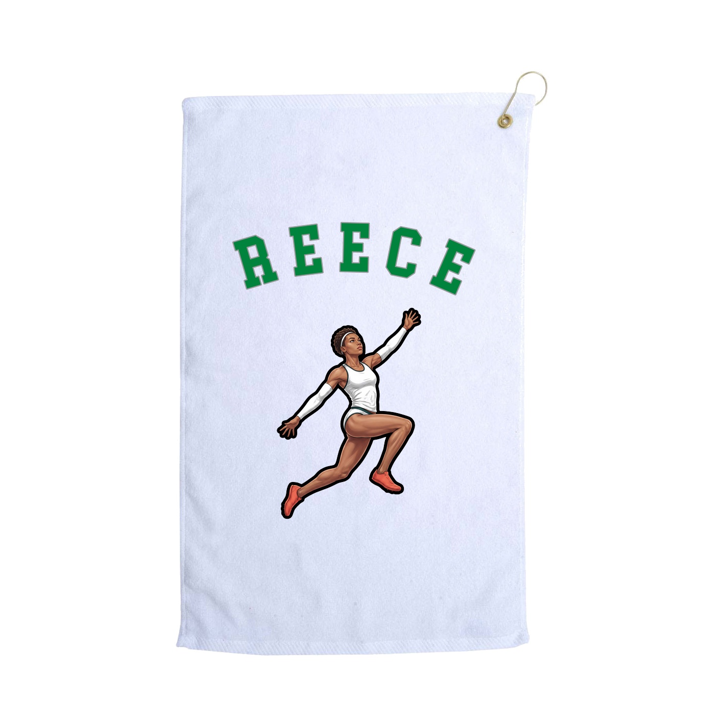 Golf Towel — Shirsey Arch in White