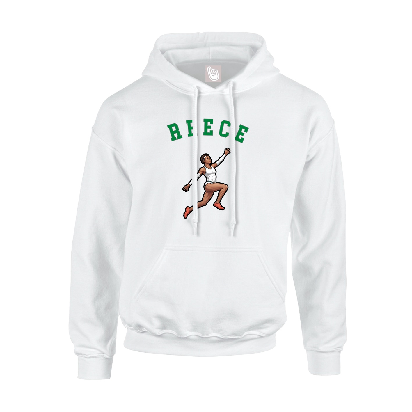 Youth Hoodie — Shirsey Arch in White