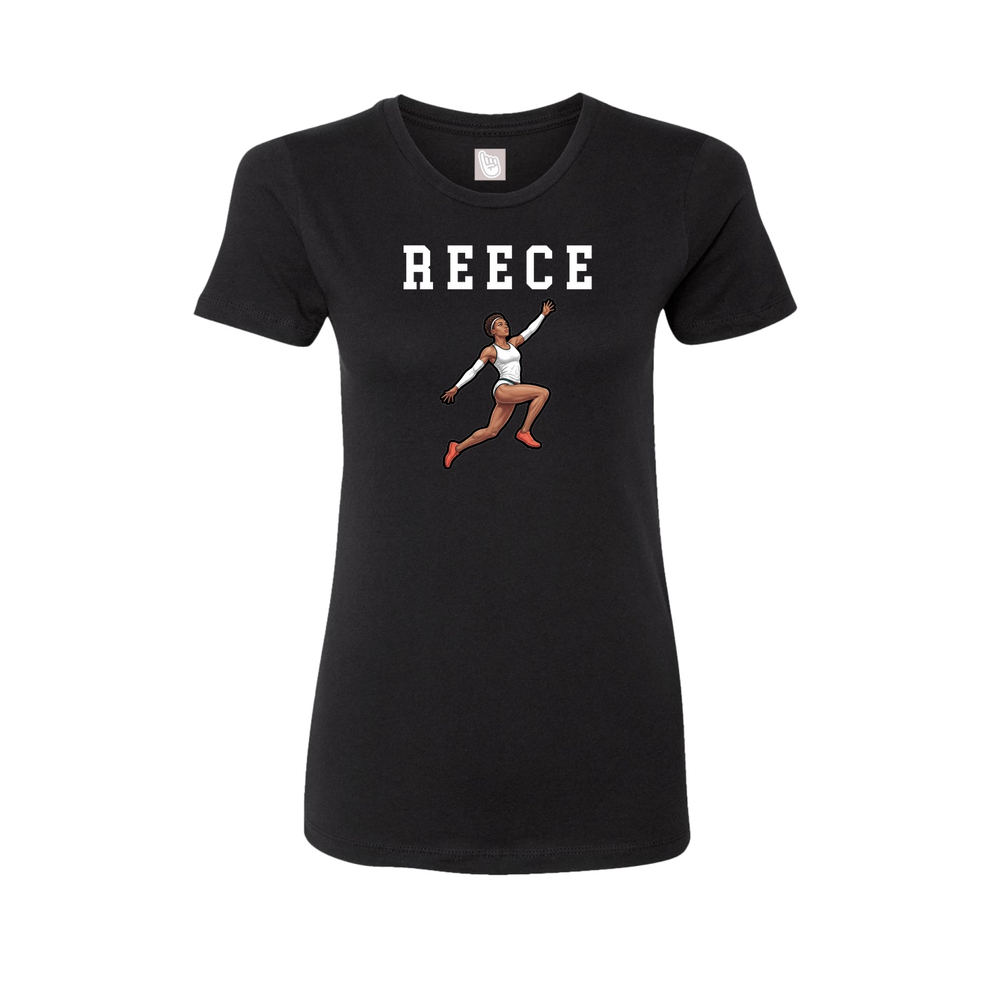 Fitted Women's Tee — Shirsey in Black