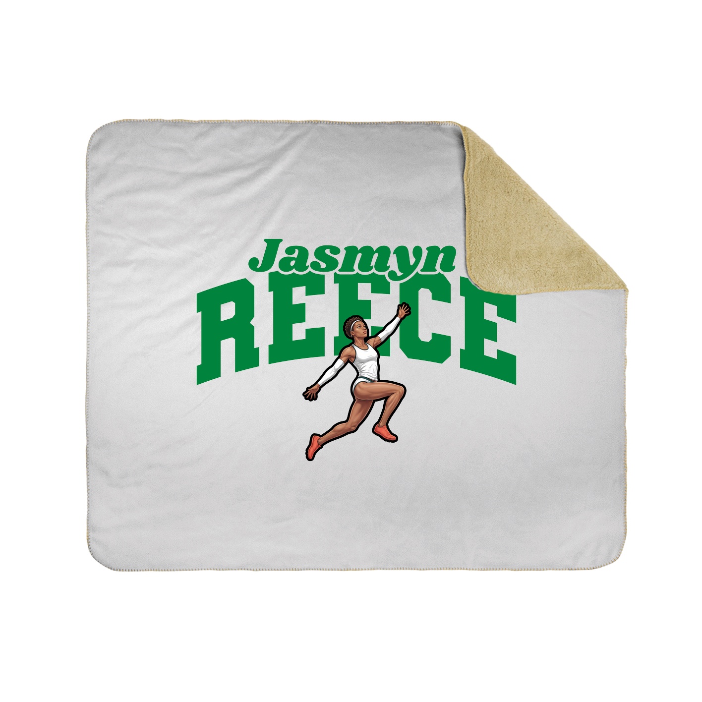 Throw Blanket — Signature Arch in White