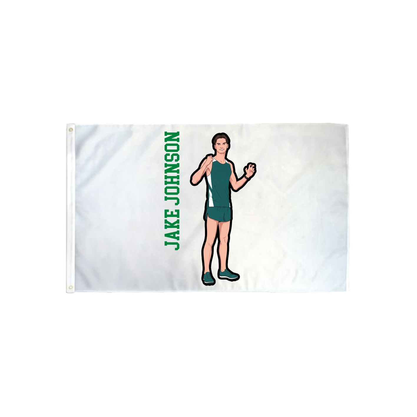 3x5 Flag — Name Vertical in Classic