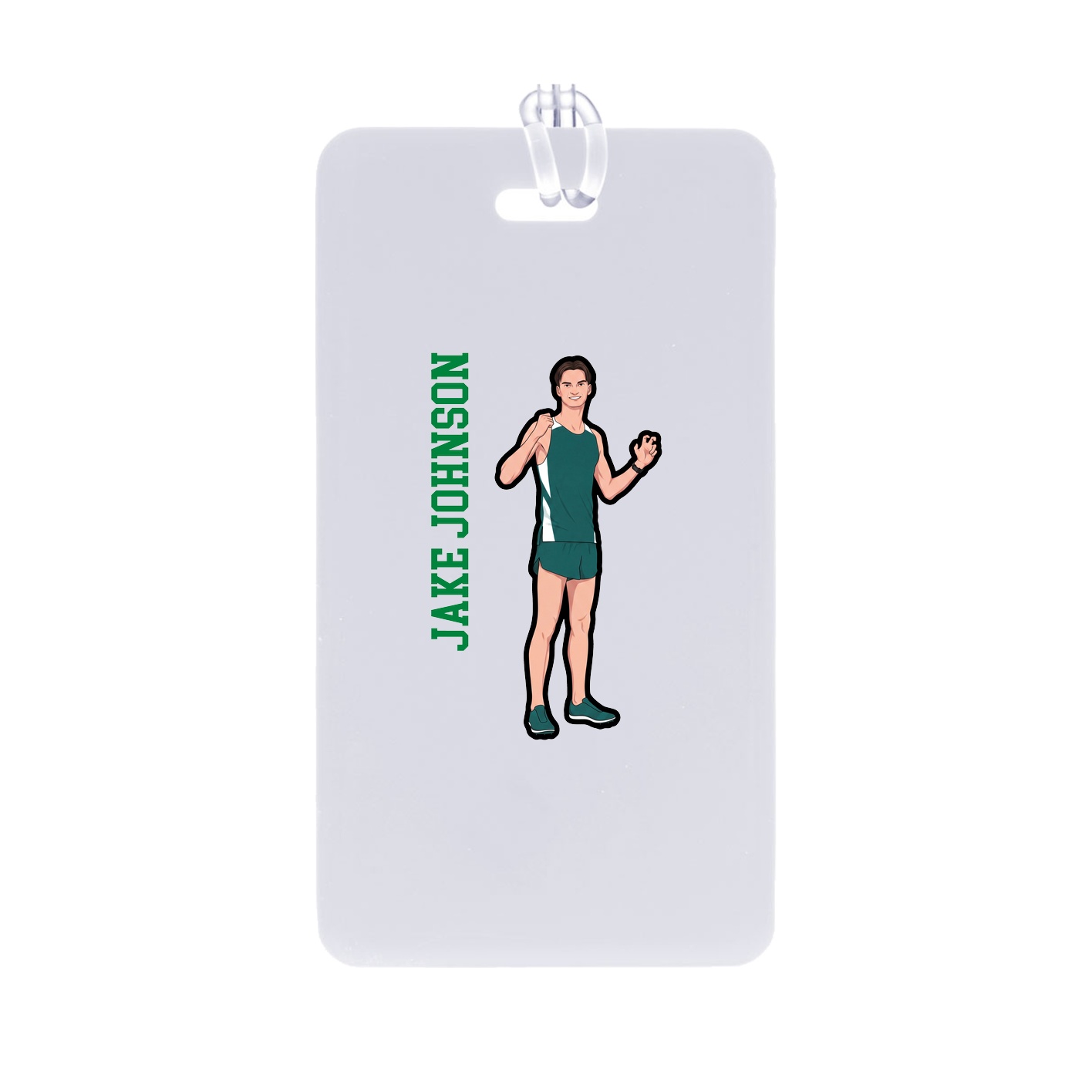 Bag Tag — Name Vertical in Classic