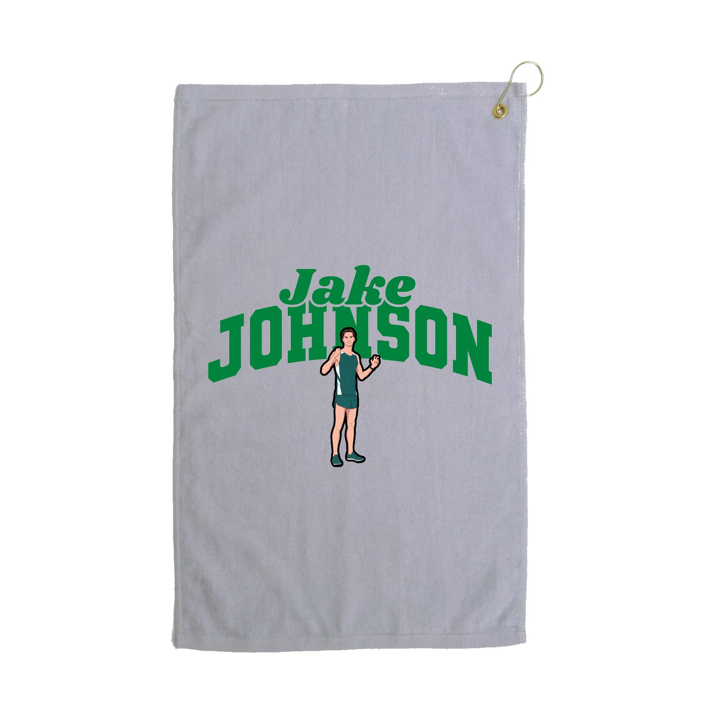 Golf Towel — Signature Arch in Grey