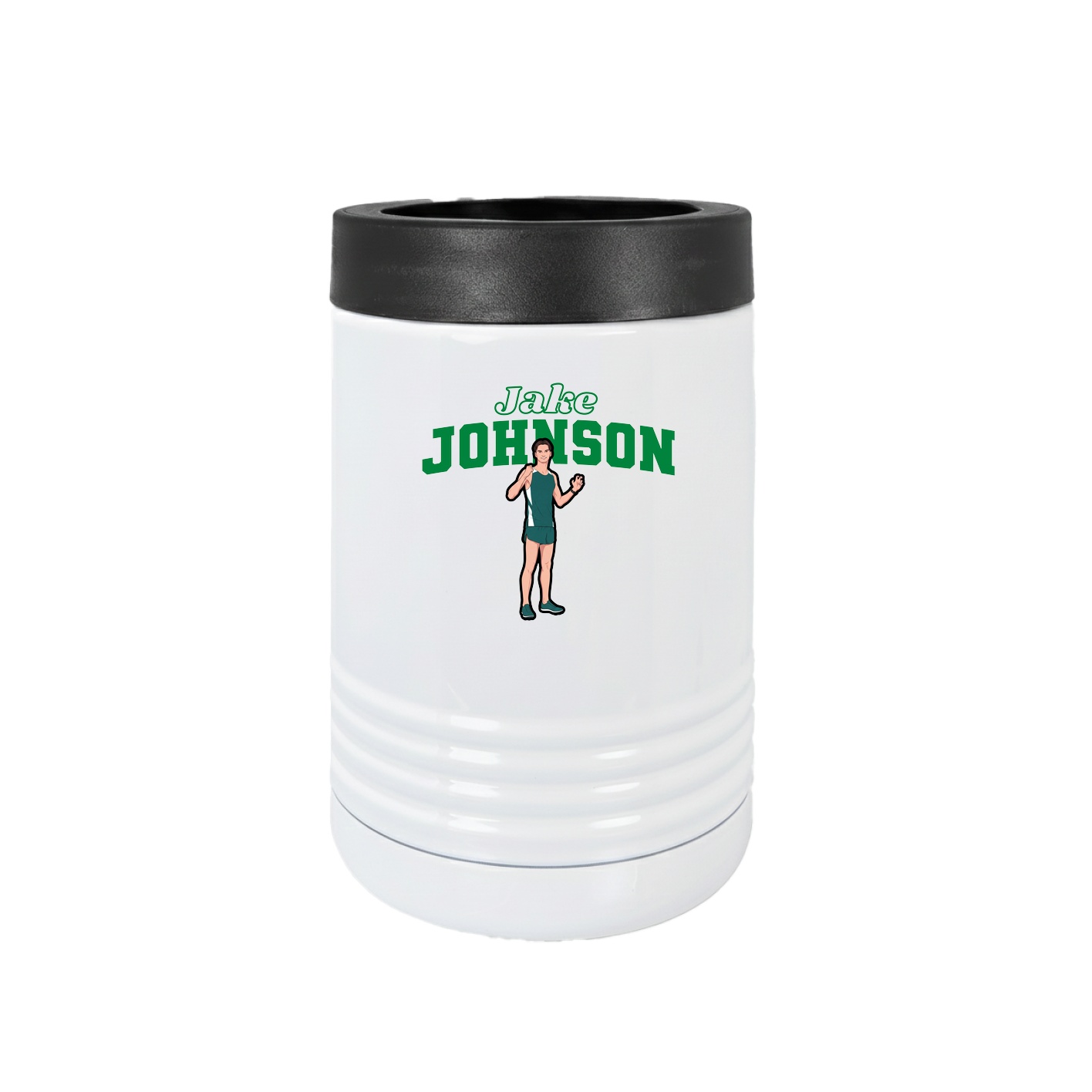 Beverage Holder — Name Arch in White