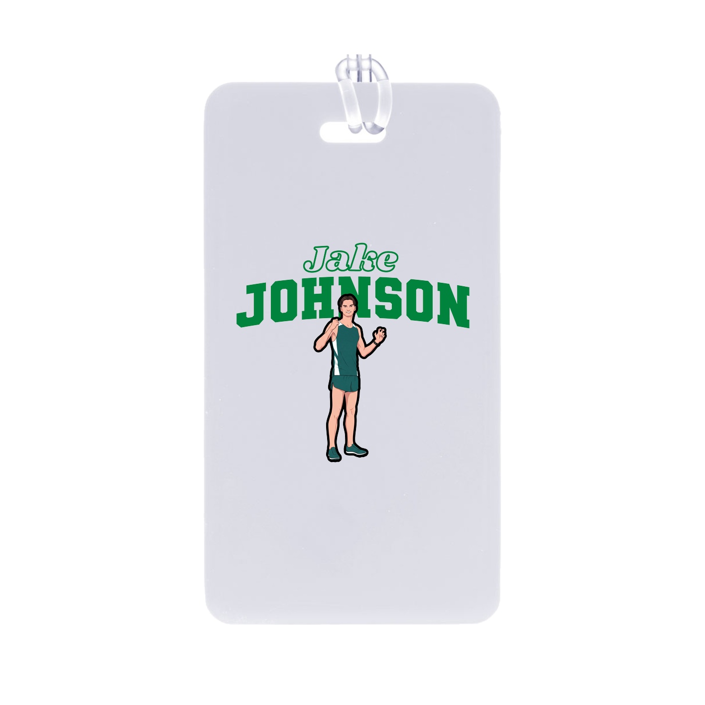 Bag Tag — Name Arch in Classic