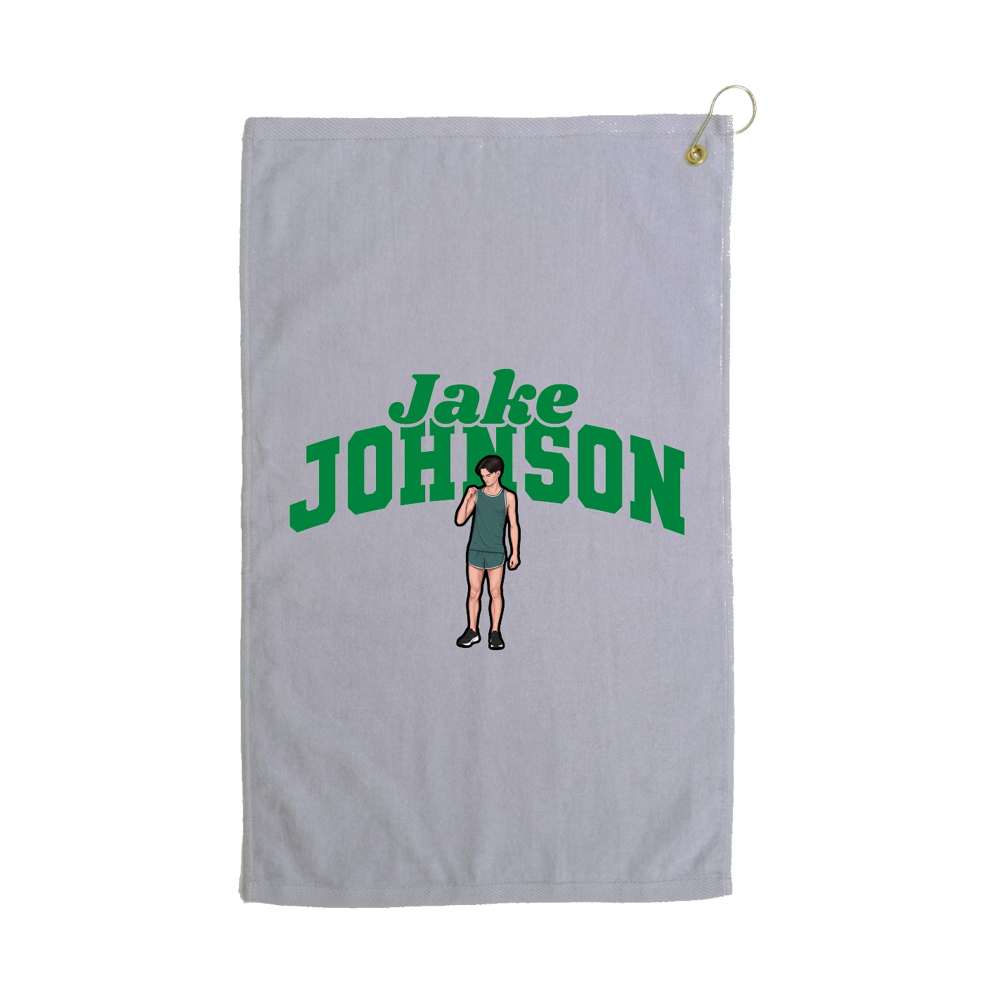 Golf Towel — Signature Arch in Grey