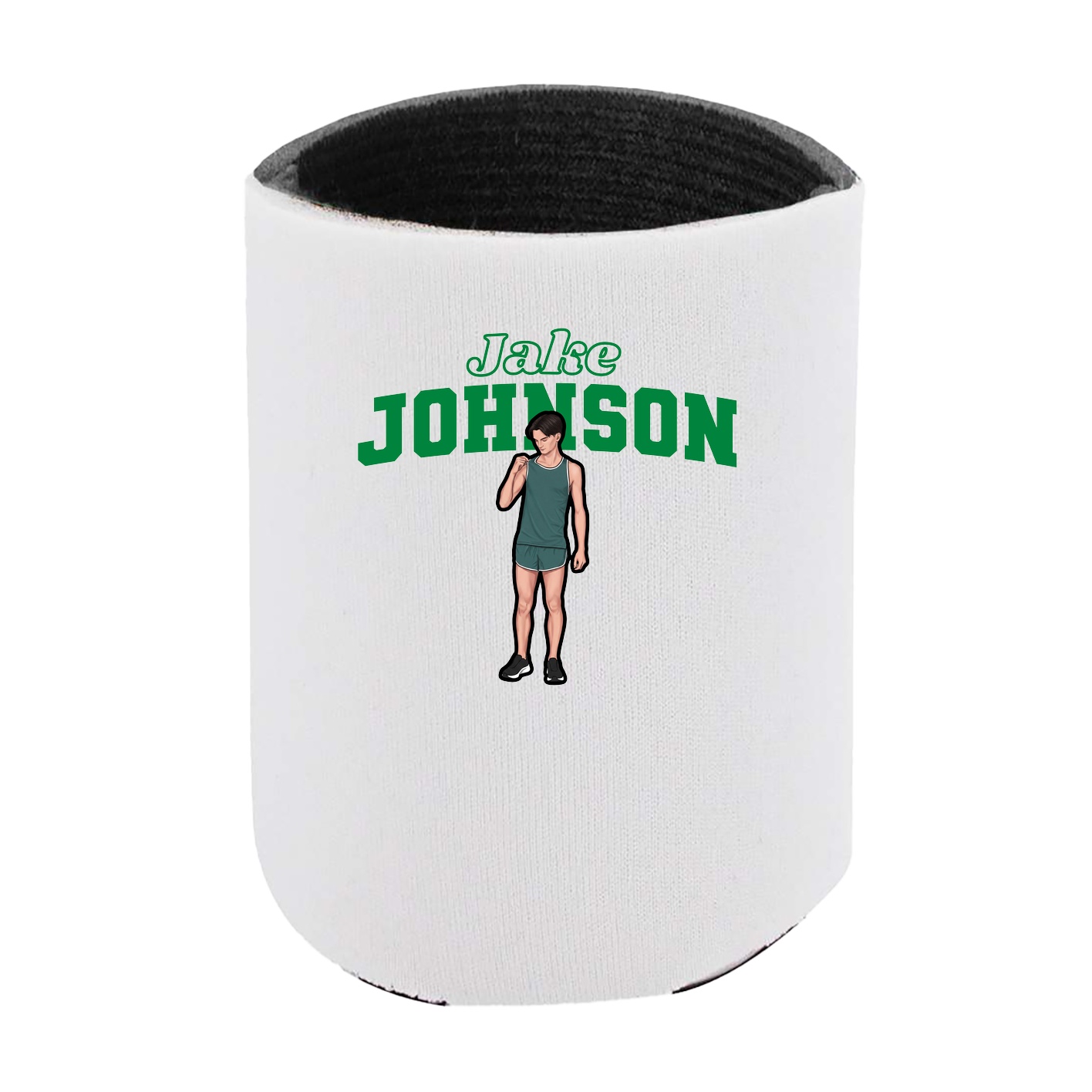 Can Holder — Name Arch in White