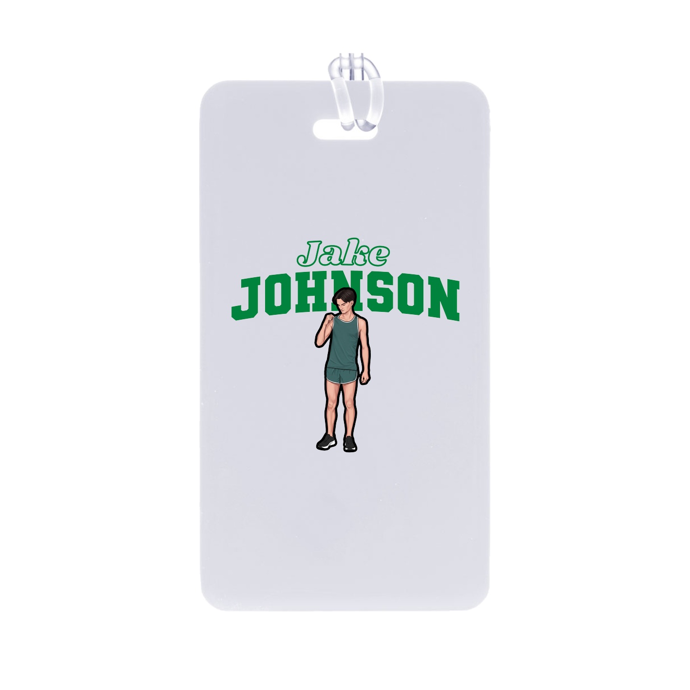 Bag Tag — Name Arch in Classic