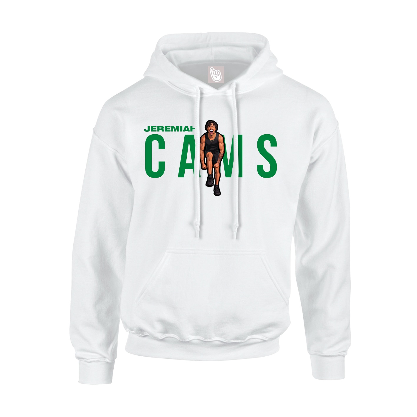 Hoodie — Player Name in White