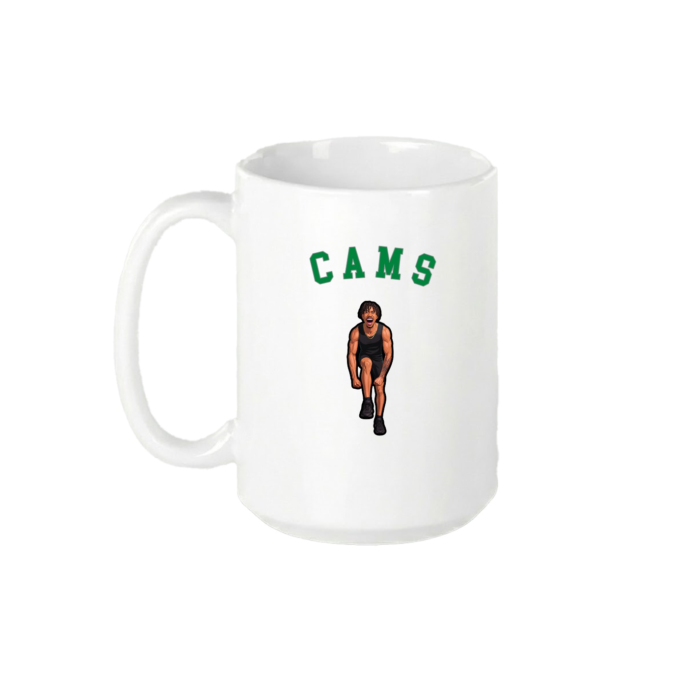 15oz Coffee Mug — Shirsey Arch in White