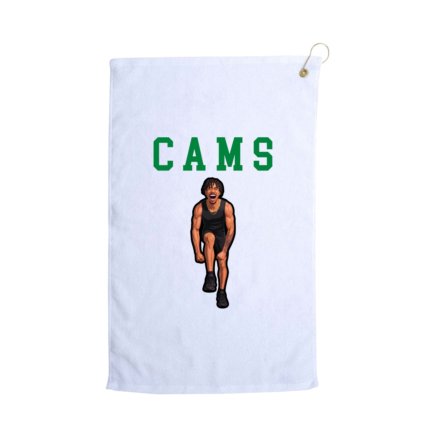 Golf Towel — Shirsey in White
