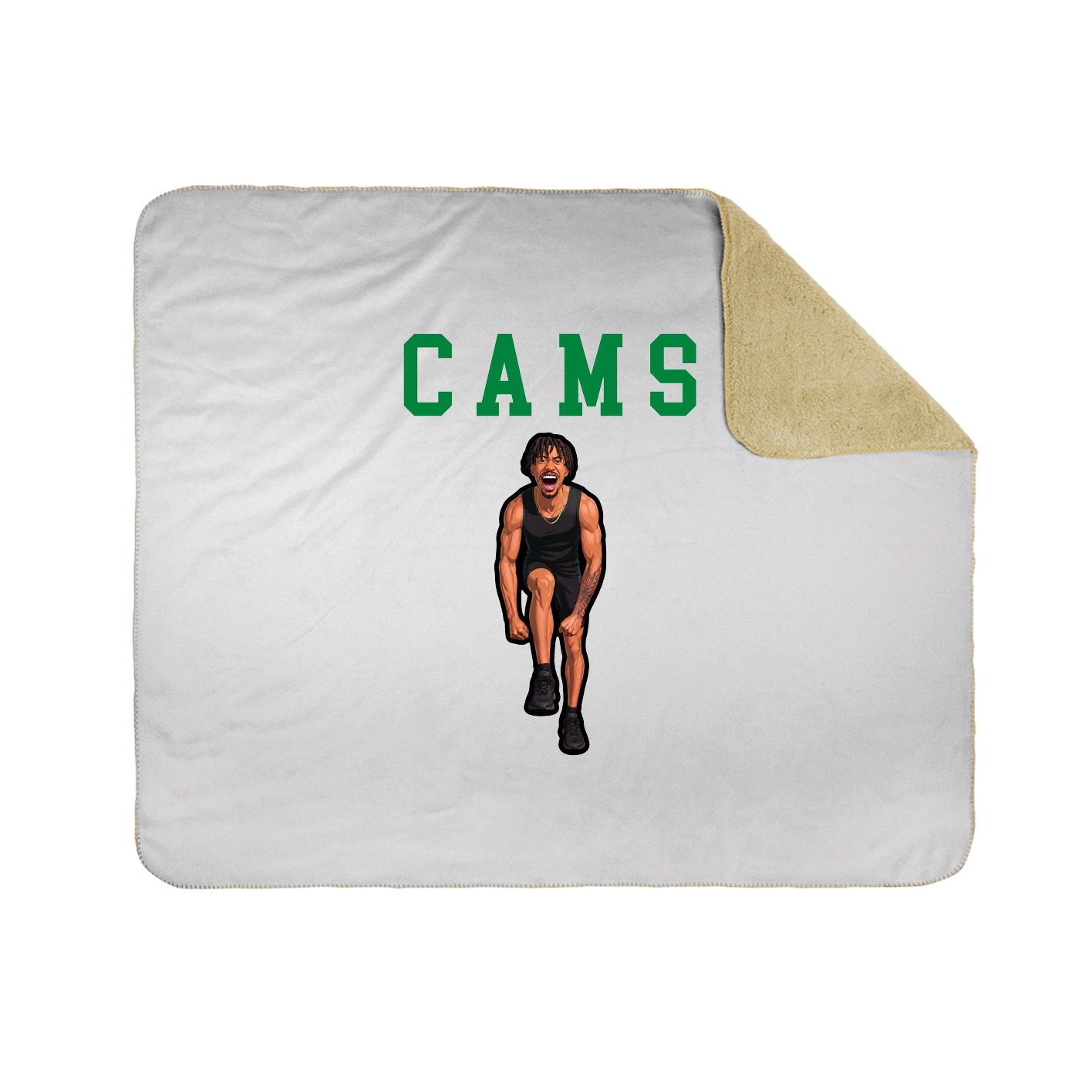 Throw Blanket — Shirsey in White