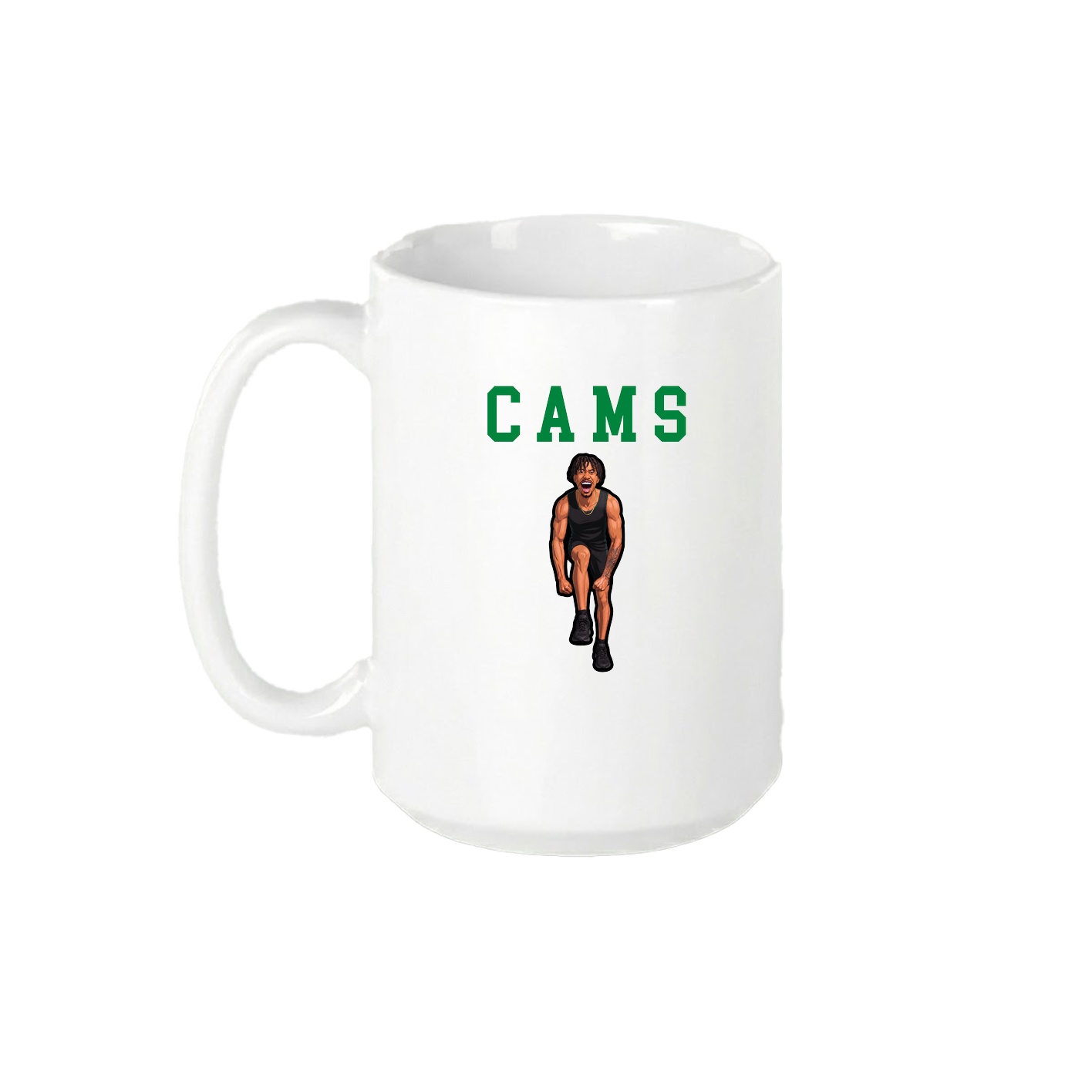 15oz Coffee Mug — Shirsey in White