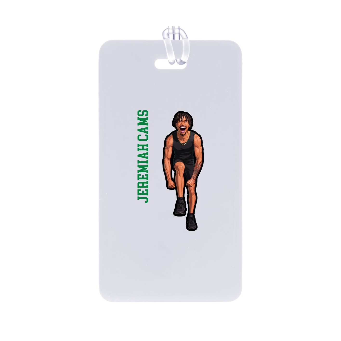 Bag Tag — Name Vertical in Classic