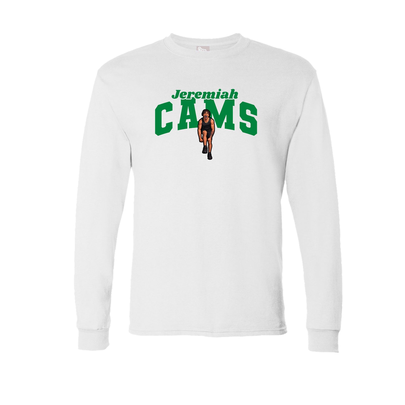 Long Sleeve Tee — Signature Arch in White
