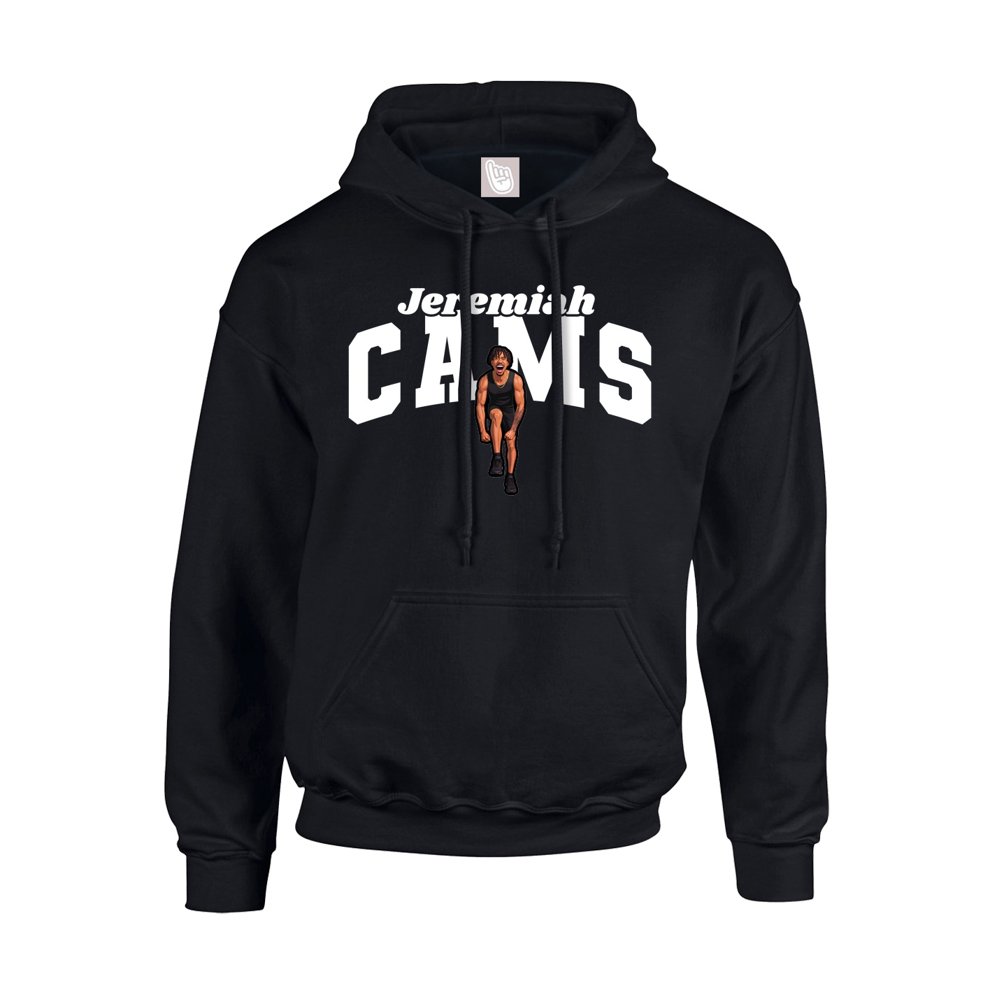 Hoodie — Signature Arch in Black
