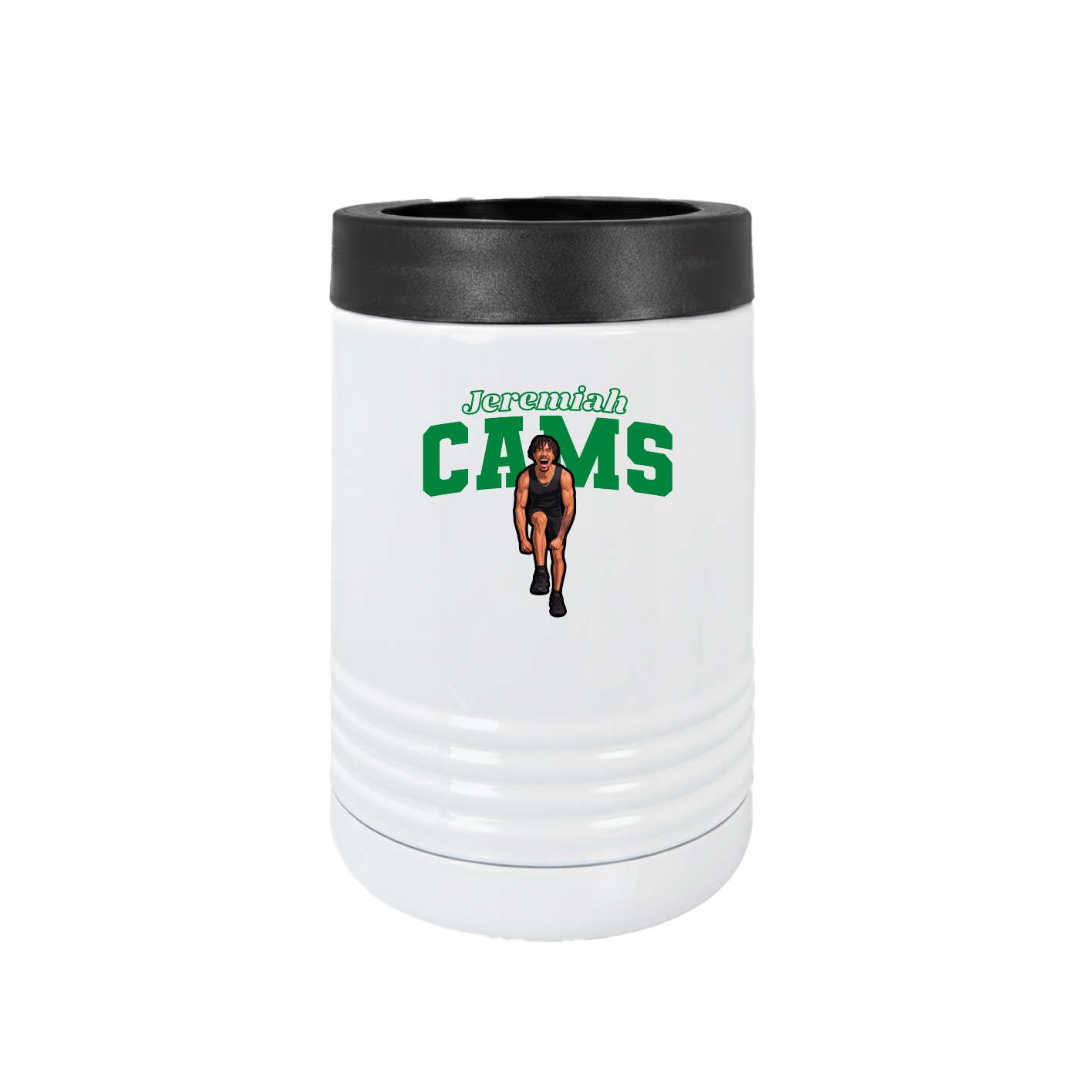 Beverage Holder — Name Arch in White
