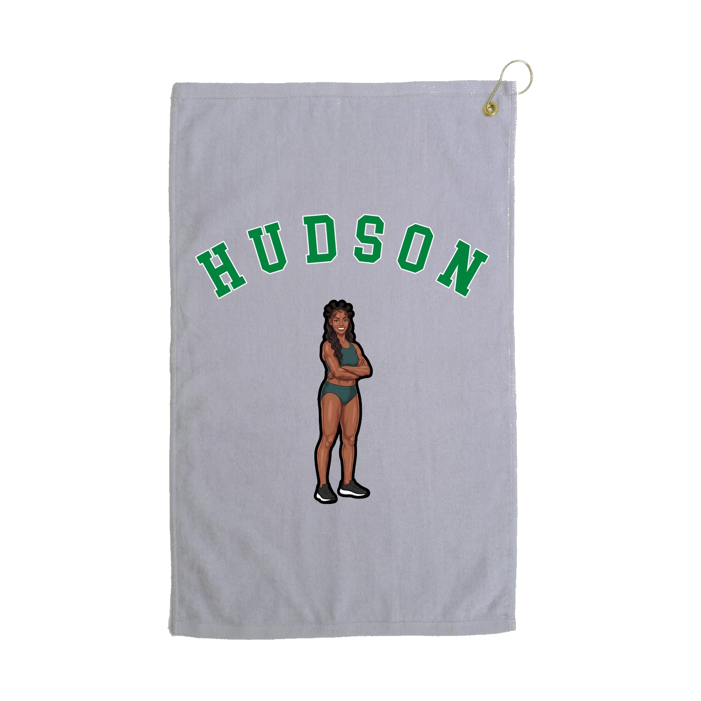 Golf Towel — Shirsey Arch in Grey