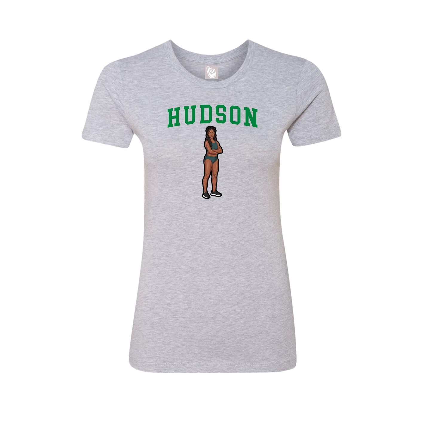 Fitted Women's Tee — Shirsey in Grey
