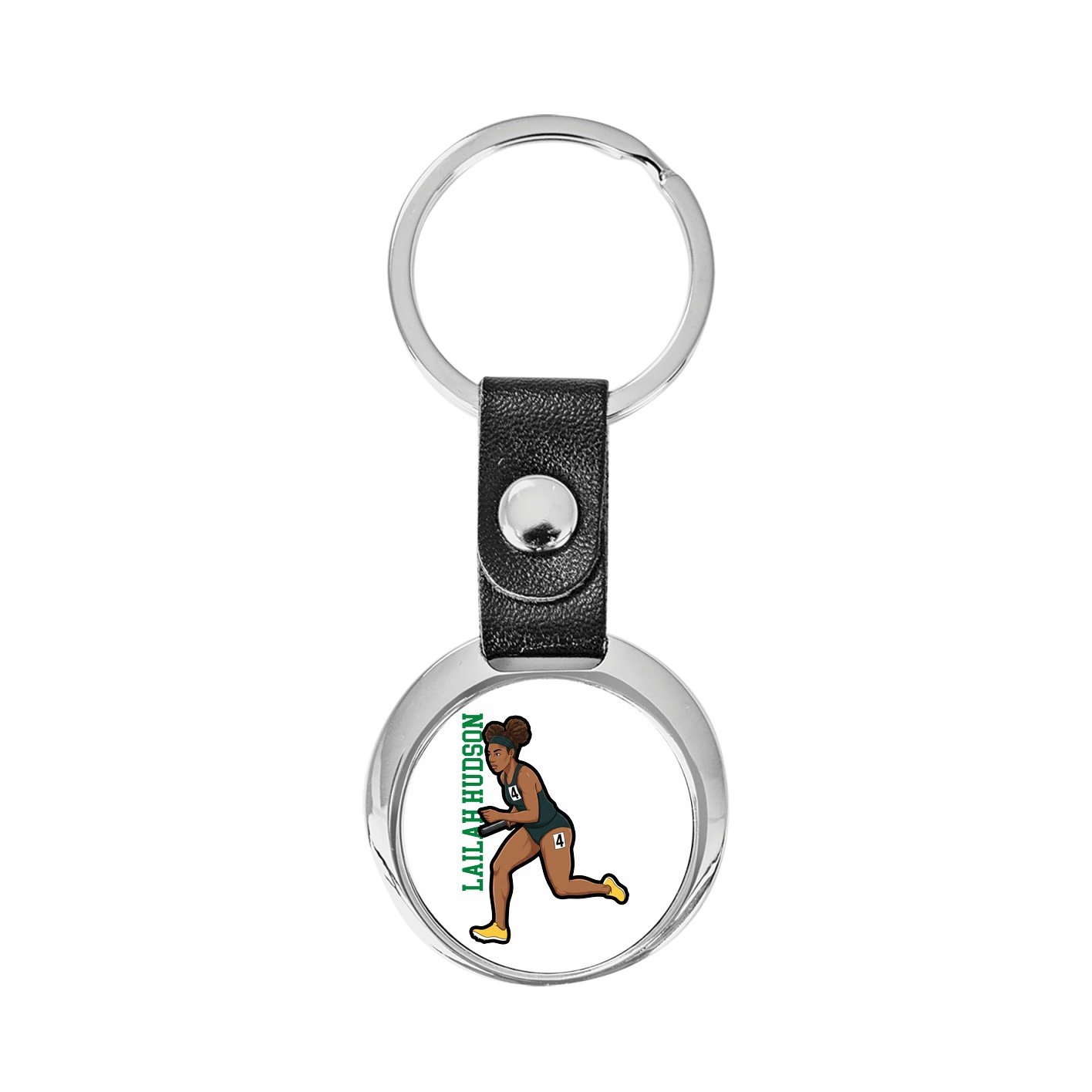 Key Chain — Name Vertical in Classic
