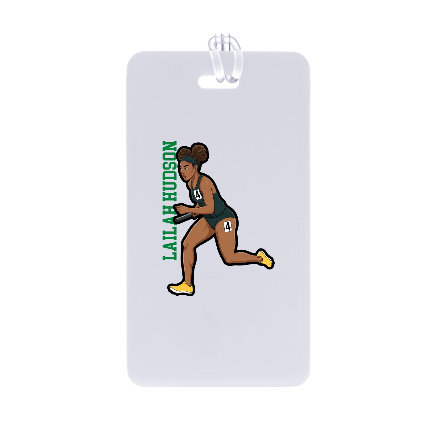 Bag Tag — Name Vertical in Classic