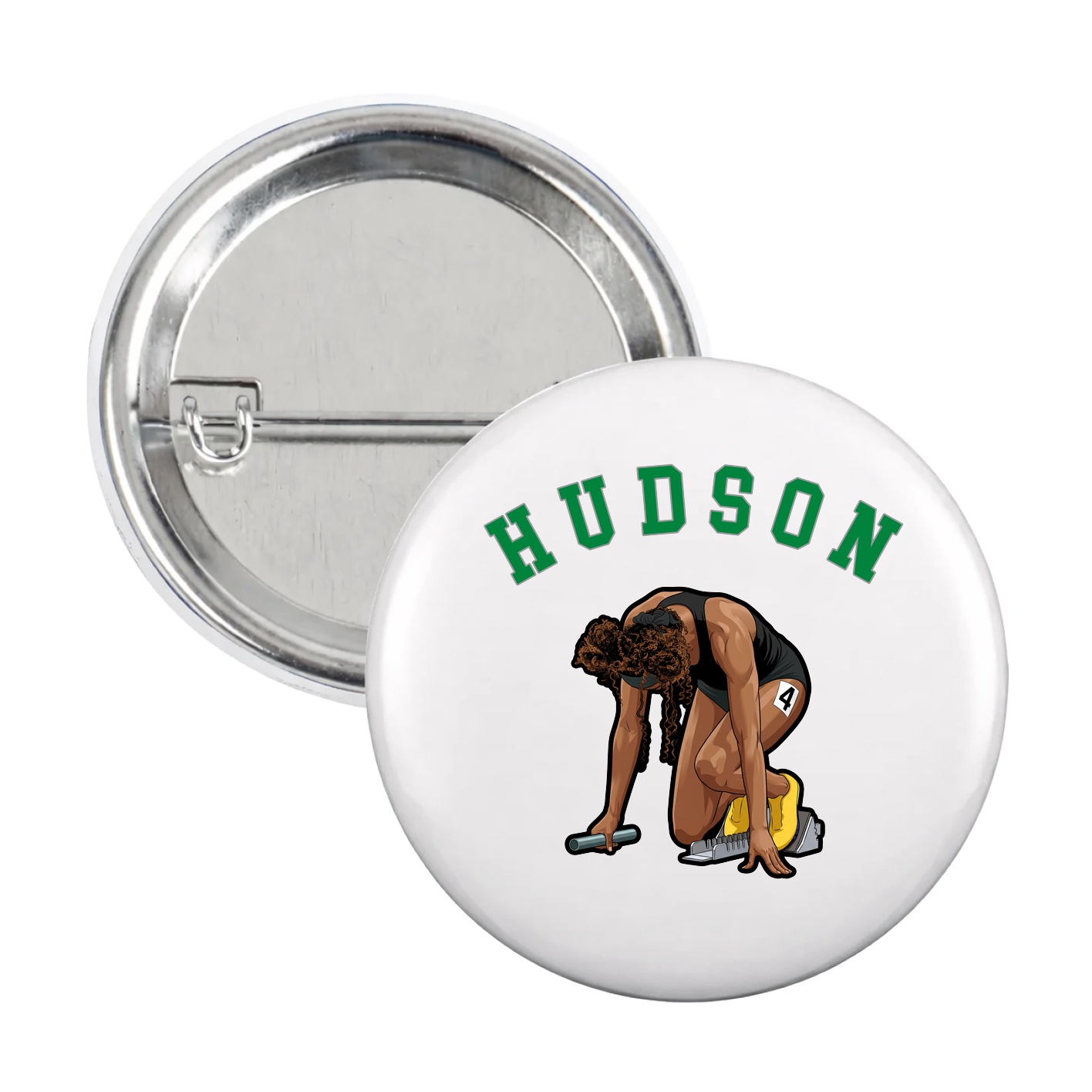 Game Day Button — Shirsey Arch in White