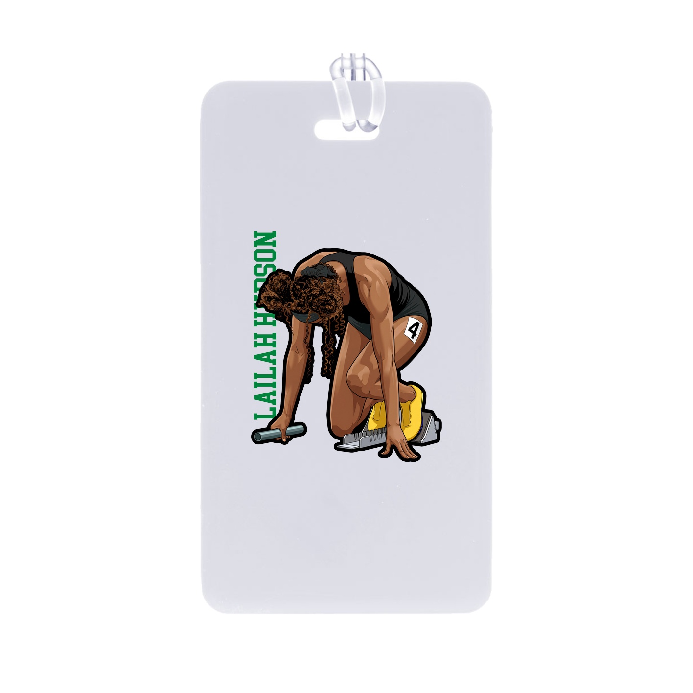 Bag Tag — Name Vertical in Classic