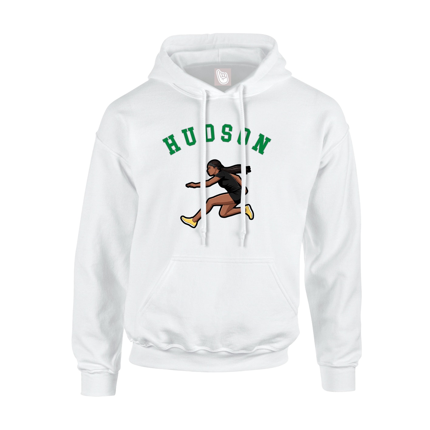 Youth Hoodie — Shirsey Arch in White