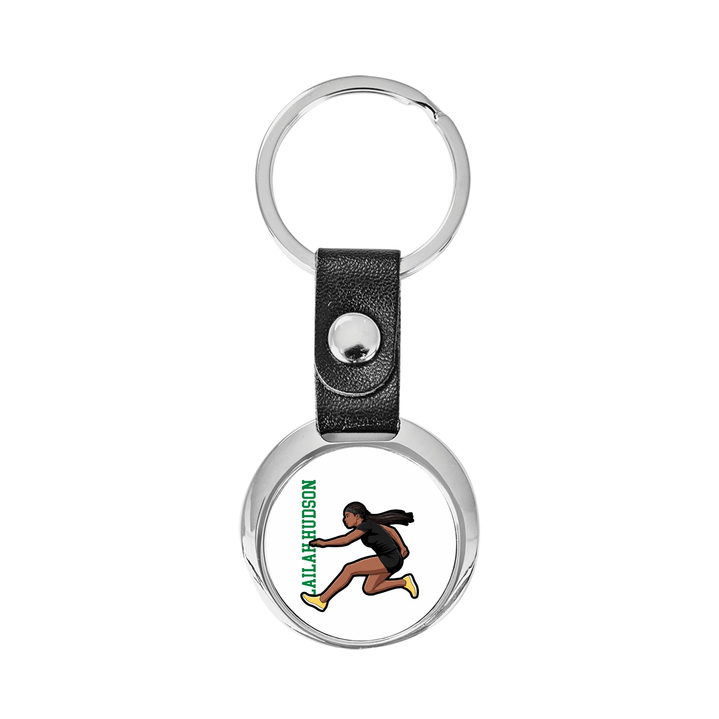 Key Chain — Name Vertical in Classic
