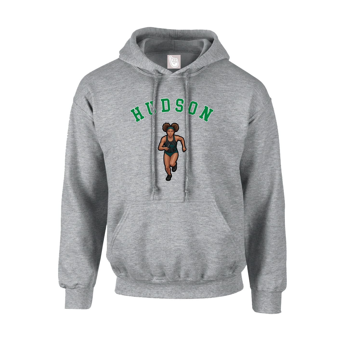 Youth Hoodie — Shirsey Arch in Grey