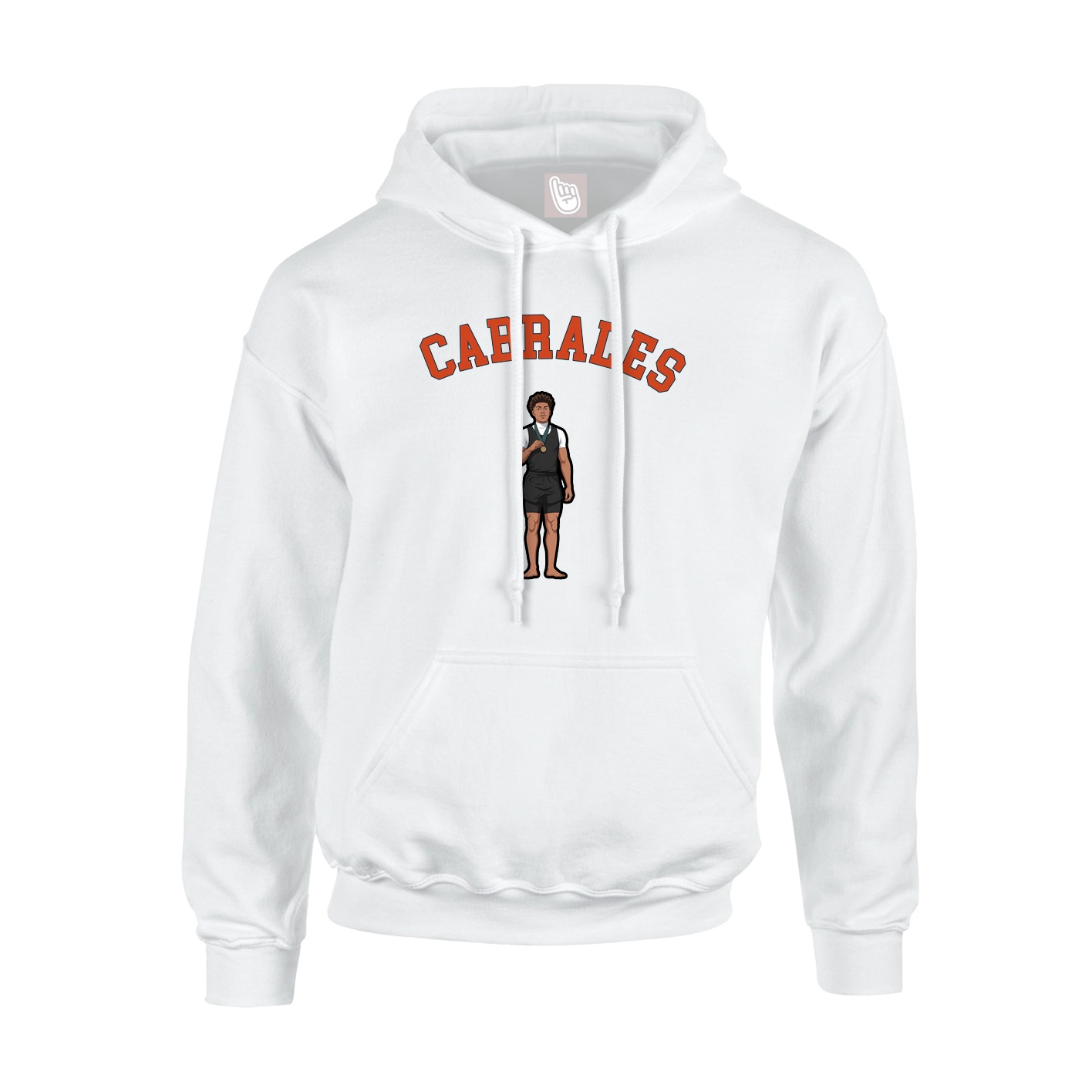 Hoodie — Shirsey Arch in White