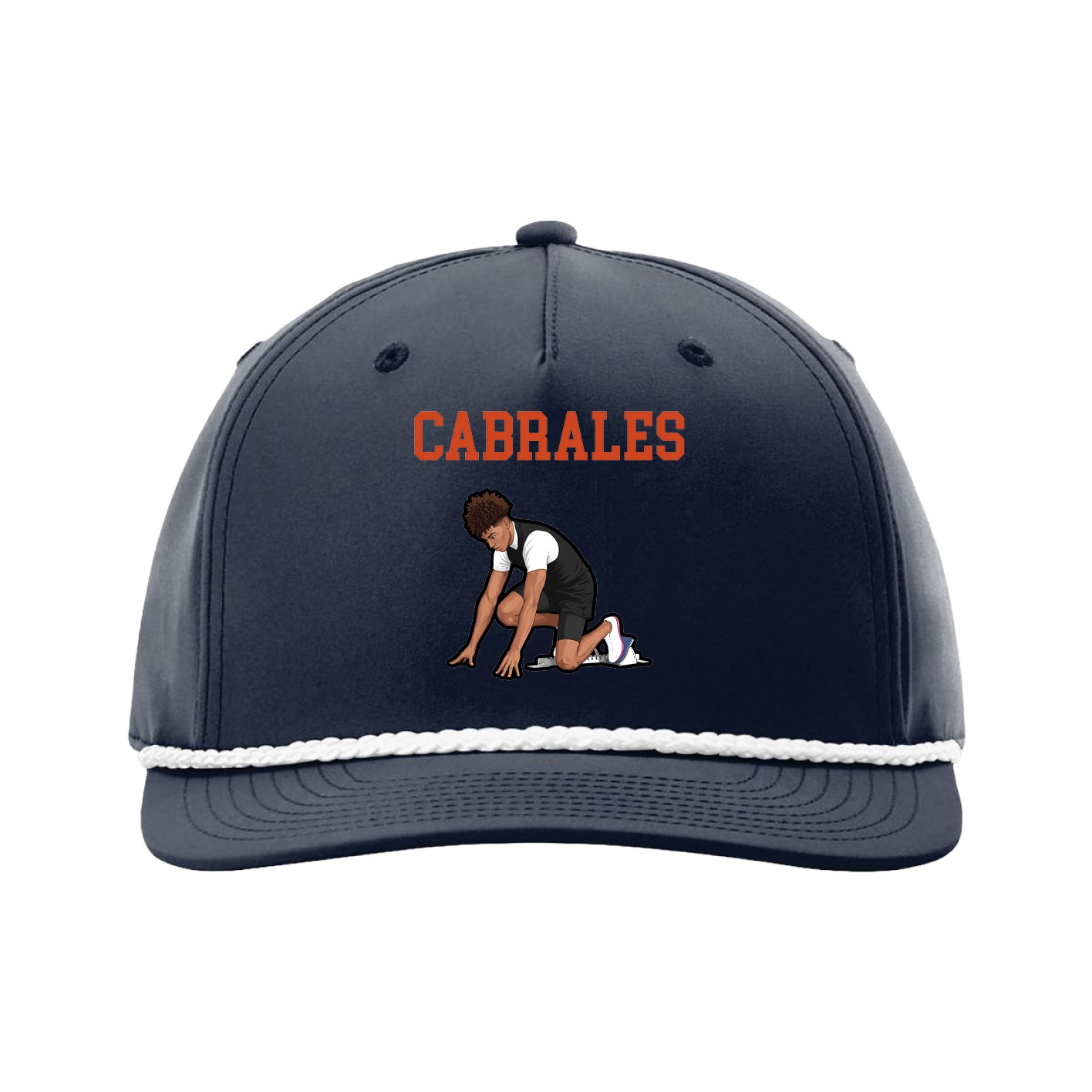 Five-Panel Classic Rope Cap — Shirsey in Navy