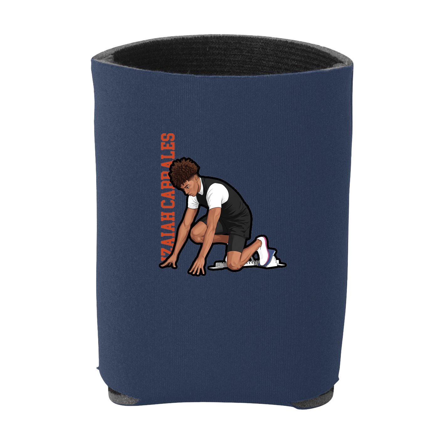 Can Holder — Name Vertical in Navy