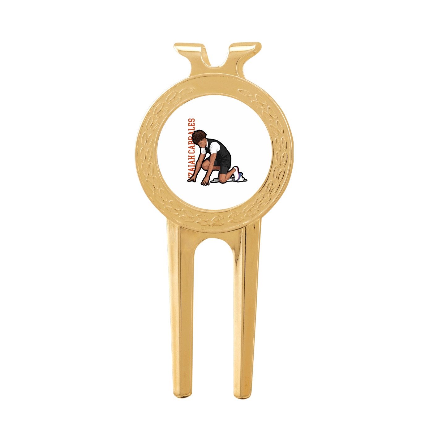 Divot Tool with Ball Marker — Name Vertical in Classic
