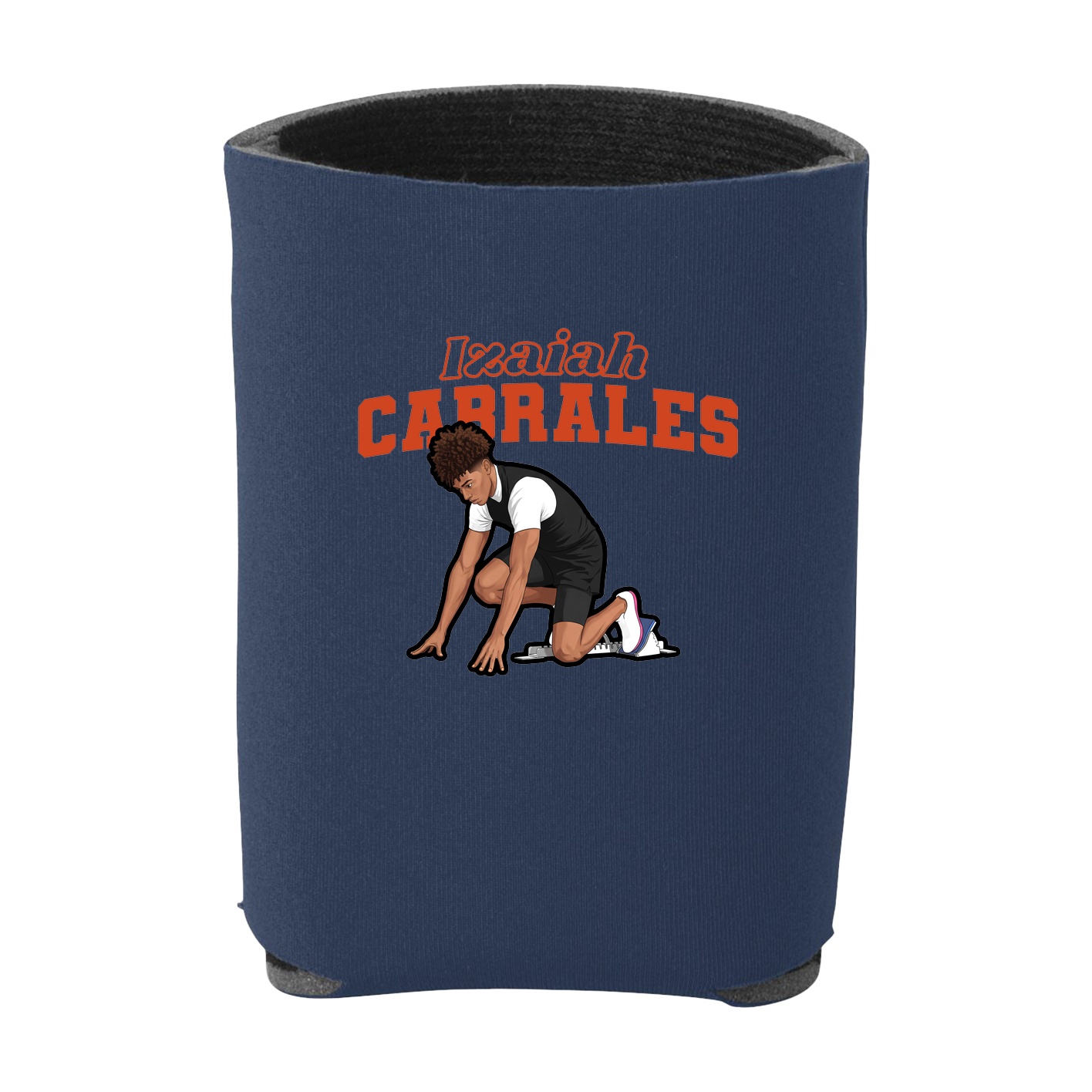 Can Holder — Name Arch in Navy