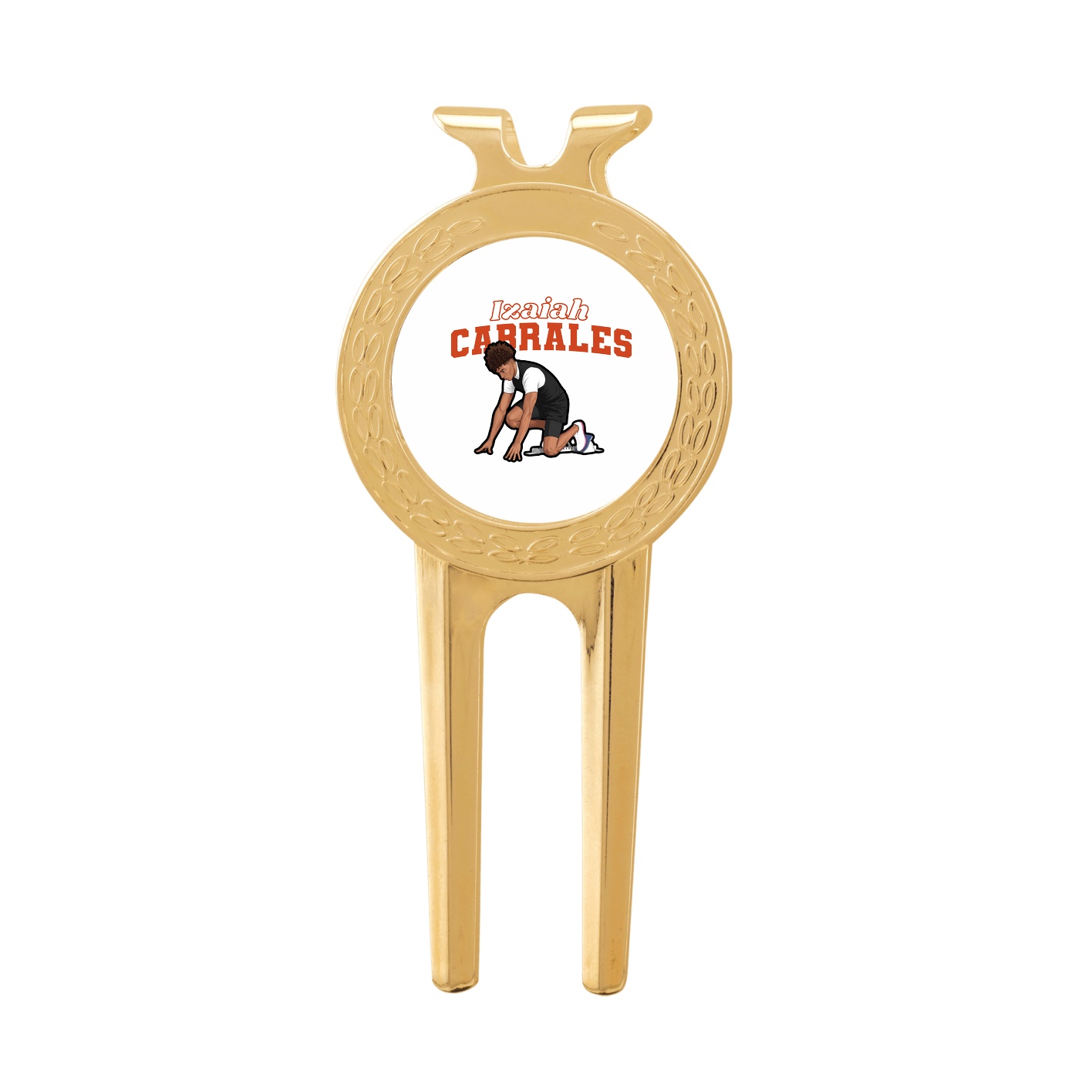 Divot Tool with Ball Marker — Name Arch in Classic